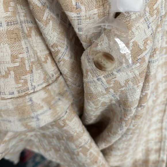 🆕 SADIE & SAGE LESLEY HOUNDSTOOTH SHACKET - Picture 3 of 4